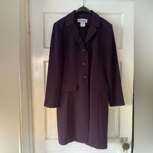 Jessica Howard Deep Purple Women's Coat
